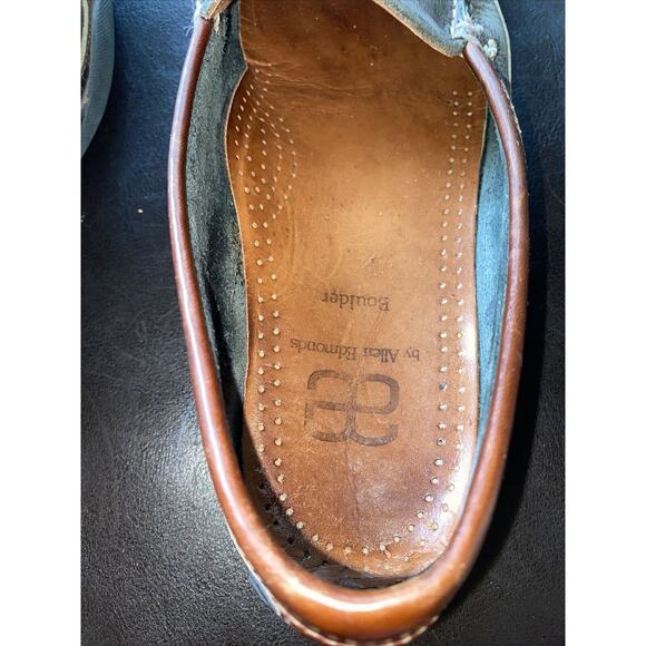 Allen Edmonds Boulder Size 10B Black Leather Loafer Driving Shoes - Picture 12 of 16